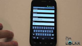 Android 101 How To Setup Email [upl. by Marola656]