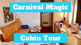 Carnival Magic Balcony Stateroom Tour 2018 [upl. by Inaleon]