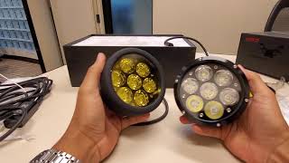 Gold Runway GR 70x  GR powerful auxiliary led light 70W 7500 lumens unboxing installation review [upl. by Yelyr314]