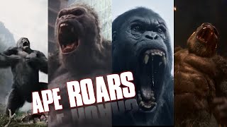 Top 15 Kong amp Giant Ape Roars [upl. by Garibald]