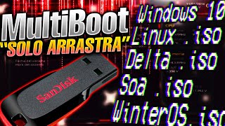 ⚡Crea Memoria USB Multiboot  Windows 10 y MAS  Todo en UNO😎 [upl. by Demp861]