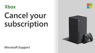 How to cancel a Xbox subscription  Microsoft [upl. by Zsa465]