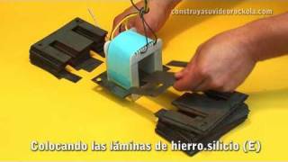 Construcción de un transformador eléctrico  Build a electric transformer [upl. by Addiel]