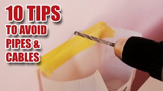 10 TIPS to avoid Pipes and Cables in Walls [upl. by Jarlen286]