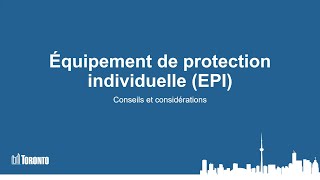 Équipement de protection individuelle EPI [upl. by Pozzy]