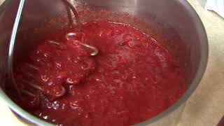 Making Quick amp Easy Freezer Strawberry Jam [upl. by Chick]