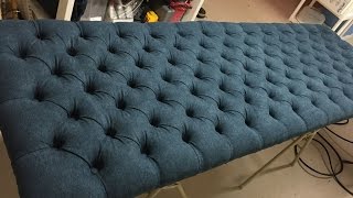 How to Make a Tufted Headboard [upl. by Ochs147]