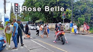 Rose Belle Village  Mauritius  Solo Walking tour [upl. by Ardnod]