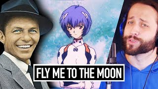 Fly Me To the Moon Frank Sinatra  Evangelion  Jonathan Young Cover [upl. by Ellenrahs962]