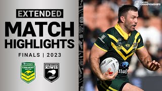 Kangaroos v New Zealand Kiwis  Extended Highlights  Pacific Championships 2023  NRL [upl. by Erodoeht]