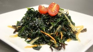 How to Make Seaweed Salad Wakame Salad [upl. by Anairt959]