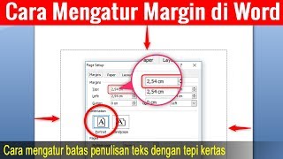 Cara Mengatur Margin di Word  Tutorial Microsoft Word [upl. by Yriek]