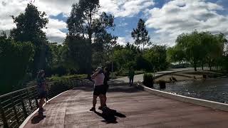 Man made lake in Australia 🇦🇺 Canberra and Commonwealth Park [upl. by Isdnil603]