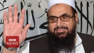 Meet Pakistans 10m wanted man Hafiz Saeed  BBC News [upl. by Neilla]