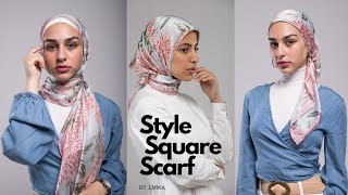 Hijab Tutorial 101 Easy Quick amp Simple Styles using a Square Scarf [upl. by Tull520]