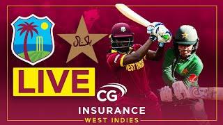 🔴LIVE  West Indies Women v Pakistan Women  2nd CG Insurance ODI [upl. by Atikahc]