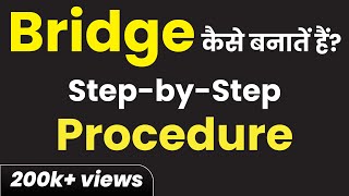 Bridge Construction Procedure  Stepbystep procedure of Bridge Construction  Bridge construction [upl. by Lindgren]