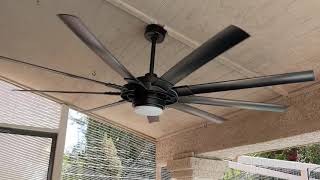 Fanimation Slinger V2 Indoor Outdoor Ceiling Fan with LED 72 inch [upl. by Attiuqal]