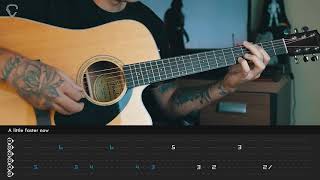 Lund  Broken Acoustic guitar tabs  Perfect for begginers [upl. by Neiluj]