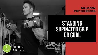 Standing Supinated Grip DB Curl [upl. by Siegfried]