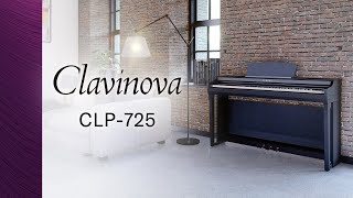 Yamaha Clavinova CLP725 Digital Piano Overview [upl. by Bak]