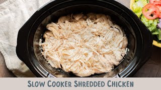 🍗 Easy Slow Cooker Shredded Chicken Versatile Juicy and Perfect Every Time 🥙✨ [upl. by Netnerb]