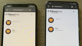 How to AirDrop Between iPhone and Android [upl. by Yraek]