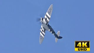 Spitfire Mk XVI  SUPER Display Flight at Hahnweide Airshow 2019 [upl. by Cirtemed]