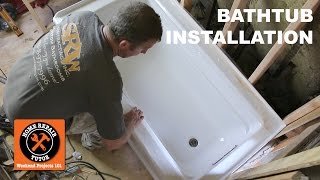 How to Install a BathtubAcrylic Kohler Archer StepbyStep [upl. by Divaj]