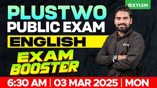 Plus Two Public Exam English  Exam Booster  Xylem Plus Two [upl. by Ikir]