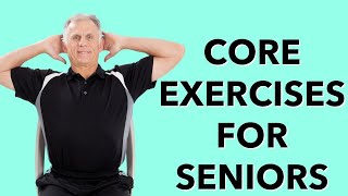 Simple Seated Core Strengthening Workout for Seniors At Home [upl. by Enehpets]