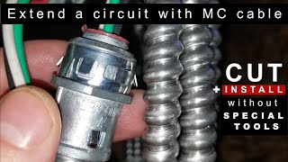 How to install strip and cut MC cable with no special tools [upl. by Notnil]