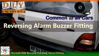 Reversing Alarm Buzzer installation at home [upl. by Aidni]