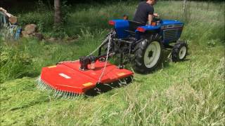 Gyrobroyeur pour microtracteur wwwlideragrifr [upl. by Kronick]