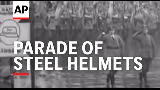 BERLIN SEES PARADE OF STEEL HELMETS  SOUND [upl. by Erde]