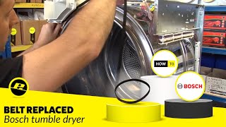 Bosch Tumble Dryer Belt Replacement MADE EASY [upl. by Isola]