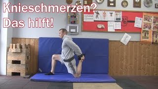 Patellasehnenprobleme KnieschmerzenEntzündete Sehnenansätze  Dehnung [upl. by Georgianne19]