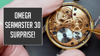 Omega Seamaster 30 Vintage Watch Restoration With a Surprise [upl. by Akilam]