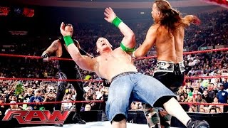 John Cena amp The Undertaker vs DGeneration X vs JeriShow Raw November 16 2009 [upl. by Laro]