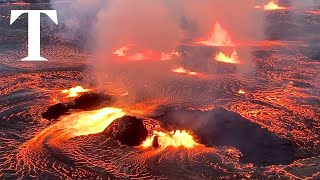 LIVE Hawaiis Kilauea volcano erupts [upl. by Ellives]