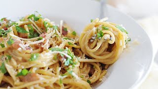 Easy Carbonara Sauce Recipe [upl. by Idnyc]