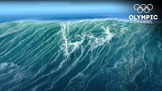 Are these the largest Waves ever surfed  Nazare 2020 The Beast Awakens [upl. by Ynoble]