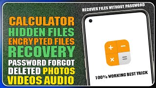 Calculator App Recover Hidden PhotoVideoRecover Encrypt PhotosVideosCalculator Forgot Password [upl. by Durrett168]