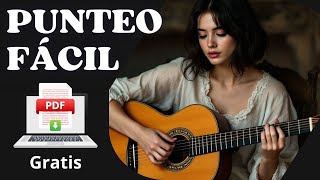 Punteo Fácil para principiantes en la guitarra [upl. by Pettiford]