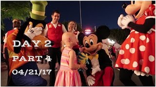 Surrounded by characters on Main Street  Disneyland vlog 21 [upl. by Yzdnil]