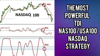 Powerful TDI Scalping Forex Trading Strategy for NASDAQ  USA100  NAS100 [upl. by Alysa]