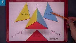 Axonometric Projection Higher Level Drawing [upl. by Anasxor]