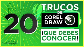 👊 FUNCIONA 20 TRUCOS que DEBES SABER de CorelDRAW 2021 ► DelcaVideography [upl. by Nivri864]