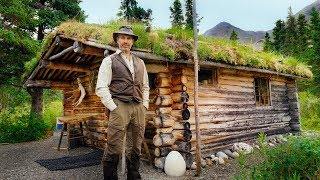 Alone at Dick Proennekes Log Cabin in the Wilderness  Silence and Solitude in Alaska [upl. by Lanahtan]