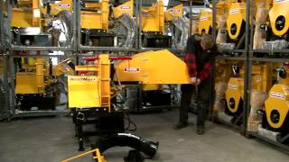 WM8H Hydraulic Feed 8quot PTO Wood Chipper Assembly Video [upl. by Bonne]